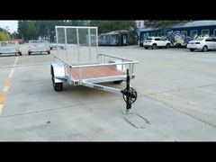 Introduce Wooden Board Utility Cargo Trailers Silver Galvanised Box Trailers ATM 1500KG For You
