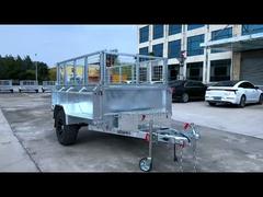 Watch: Single Axis 8x5 Hydraulic Tipper Trailer Fully Welded Dump Box Trailers ATM 2000kg Showcase